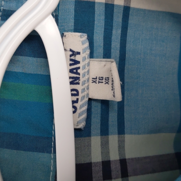 Boy's XL Plaid Shirt, Long Sleeves, Old Navy - Picture 3 of 8